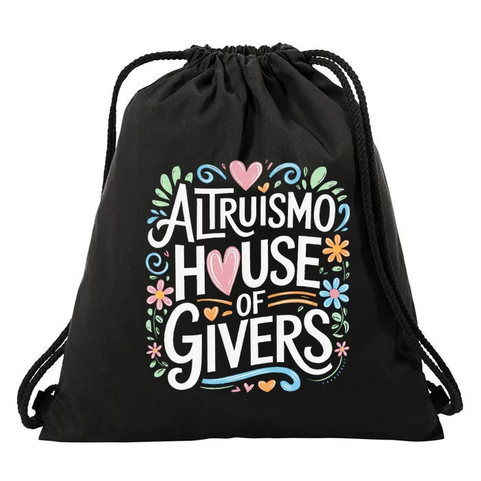 Altruismo House Of Givers Rca Givers School Spirit Drawstring Bag