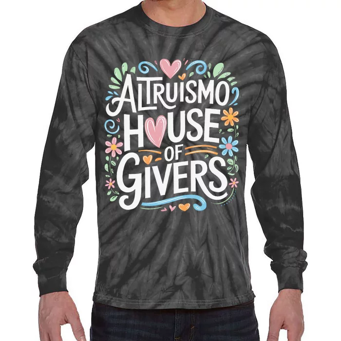 Altruismo House Of Givers Rca Givers School Spirit Tie-Dye Long Sleeve Shirt