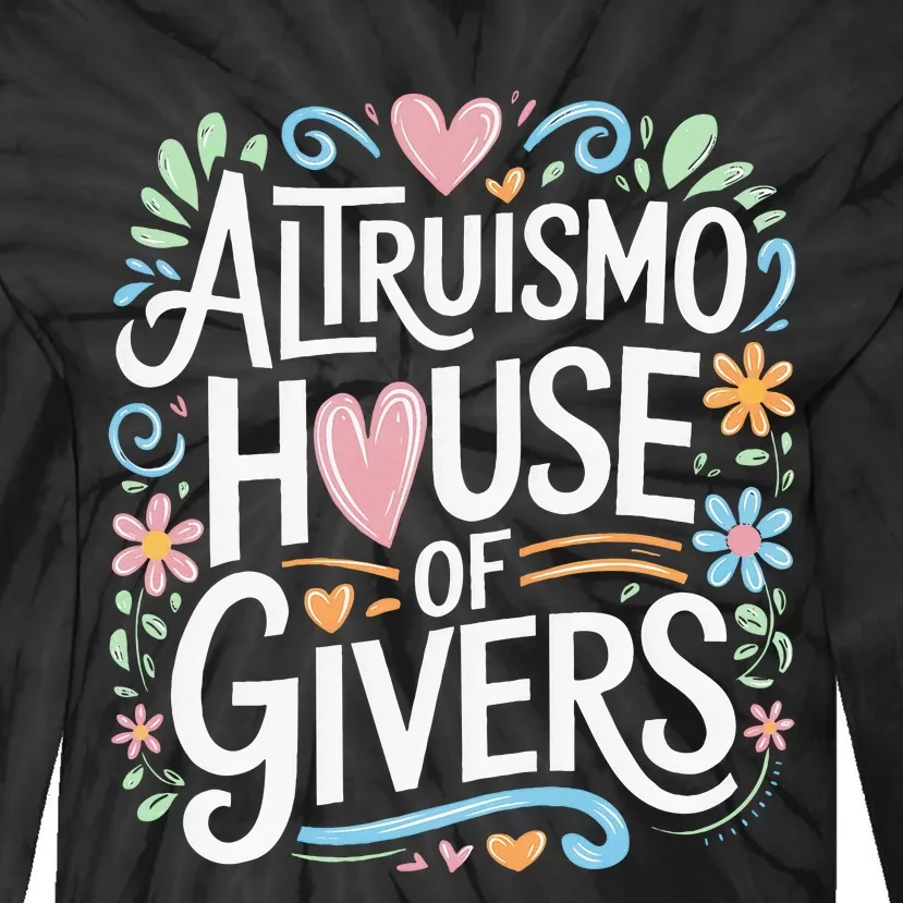 Altruismo House Of Givers Rca Givers School Spirit Tie-Dye Long Sleeve Shirt