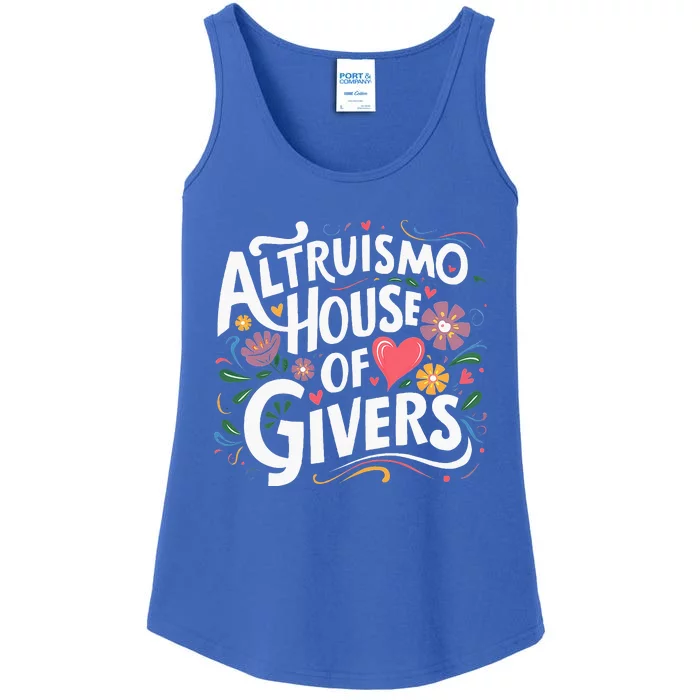 Altruismo House Of Givers Rca Givers School Spirit Ladies Essential Tank