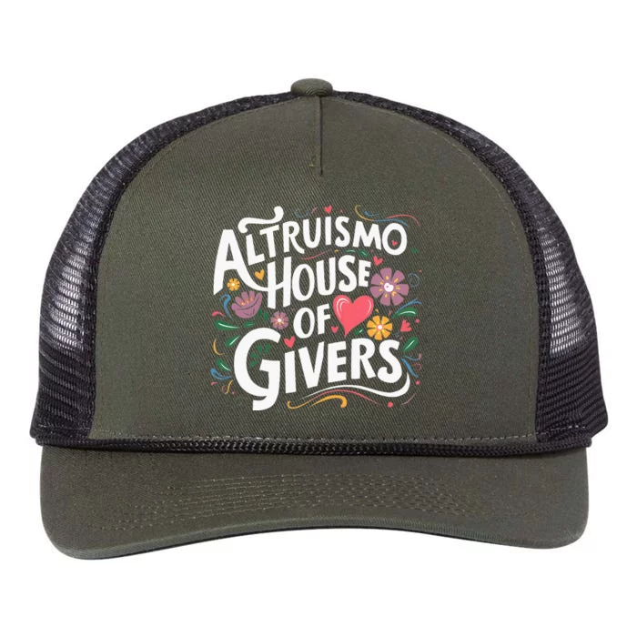 Altruismo House Of Givers Rca Givers School Spirit Retro Rope Trucker Hat Cap