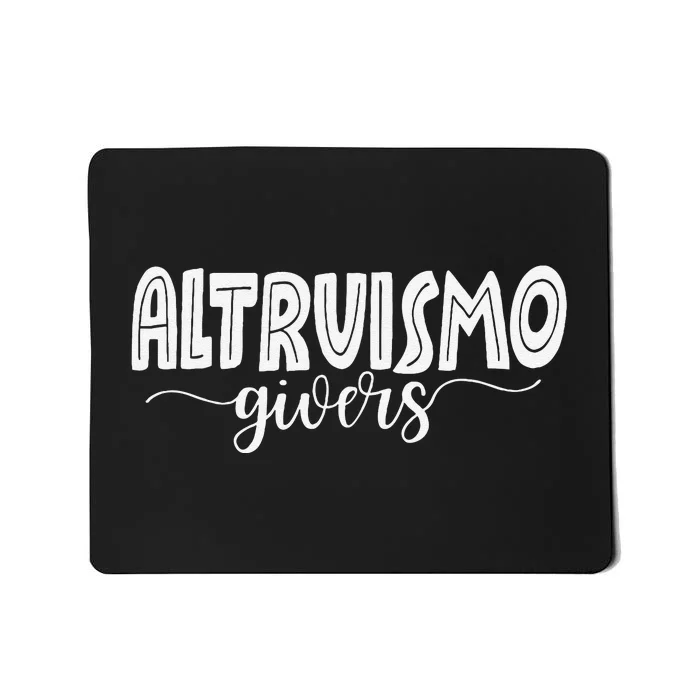 Altruismo House Of Givers Rca Givers School Spirit Gift Mousepad