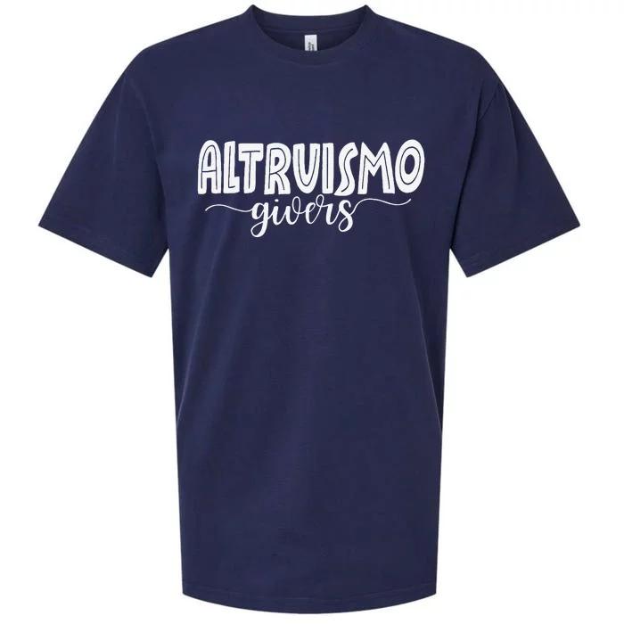 Altruismo House Of Givers Rca Givers School Spirit Gift Sueded Cloud Jersey T-Shirt