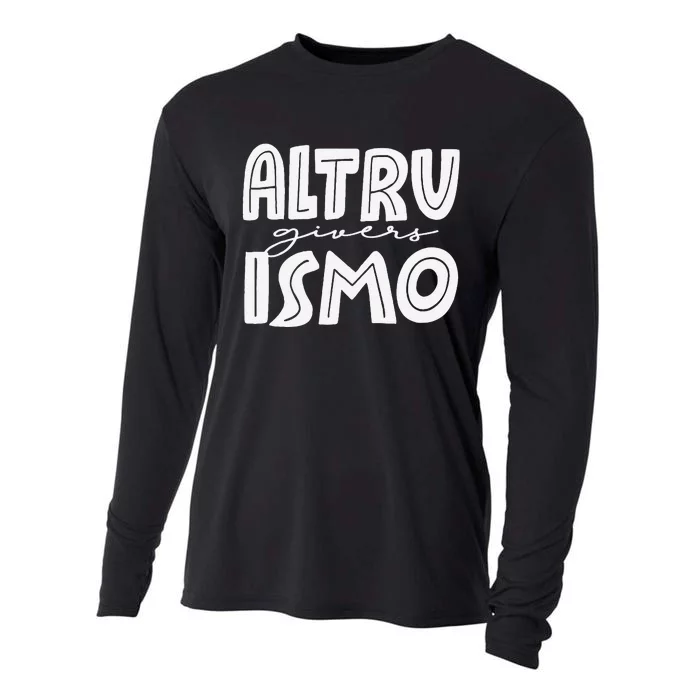 Altruismo House Of Givers Rca Givers School Spirit Love Cooling Performance Long Sleeve Crew