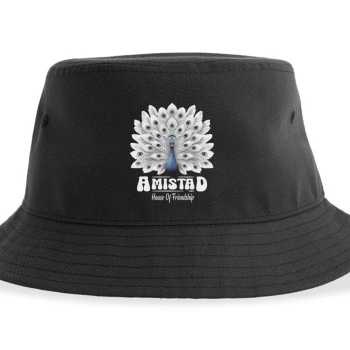 Amistad House Of Friendship Rca School Amistad House Red Gift Sustainable Bucket Hat