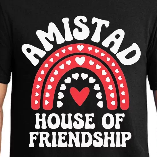 Amistad House Of Friendship Boho Heart Rainbow Pajama Set