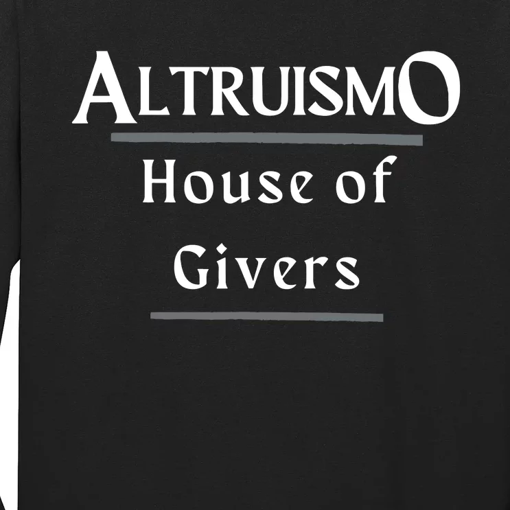 Altruismo House Of Givers Rca Givers School Spirit Black Long Sleeve Shirt