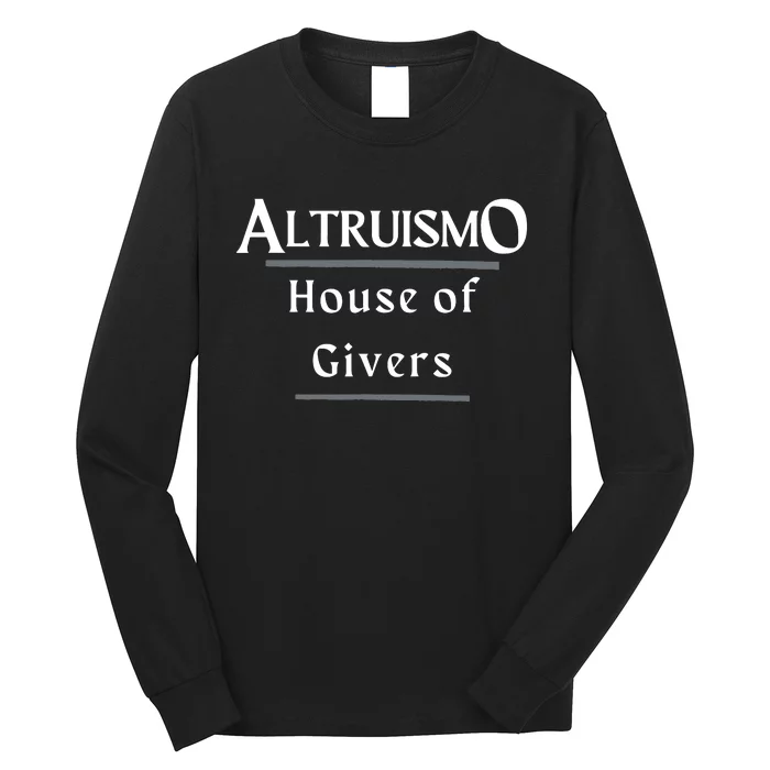 Altruismo House Of Givers Rca Givers School Spirit Black Long Sleeve Shirt