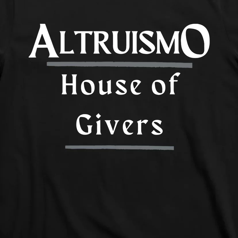 Altruismo House Of Givers Rca Givers School Spirit Black T-Shirt