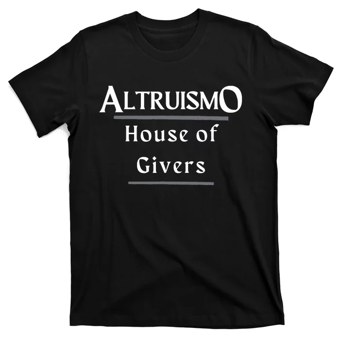 Altruismo House Of Givers Rca Givers School Spirit Black T-Shirt