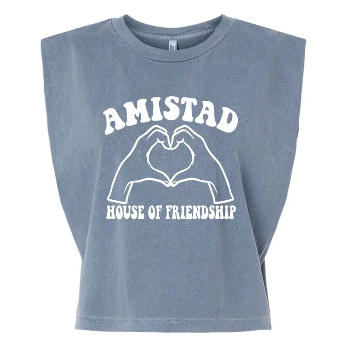 Amistad House Of Friendship Rca Friendly School Spirit Garment-Dyed Women's Muscle Tee