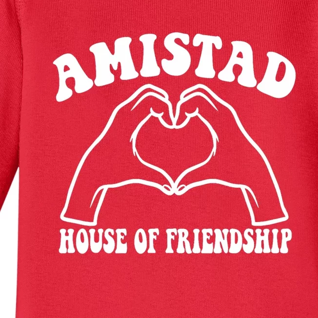 Amistad House Of Friendship Rca Friendly School Spirit Baby Long Sleeve Bodysuit