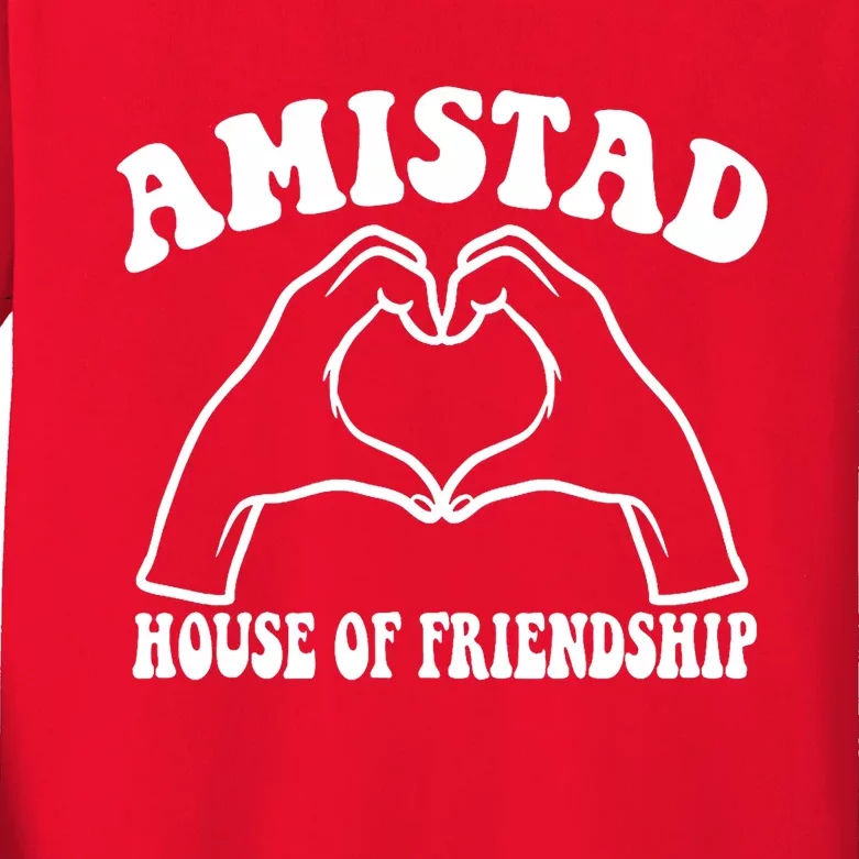 Amistad House Of Friendship Rca Friendly School Spirit Kids Long Sleeve Shirt