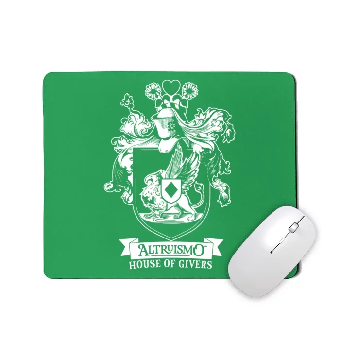 Altruismo House Of Givers Rca Givers School Spirit Mousepad