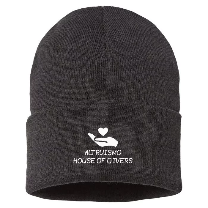 Altruismo House Of Givers Rca Givers School Spirit Black Sustainable Knit Beanie