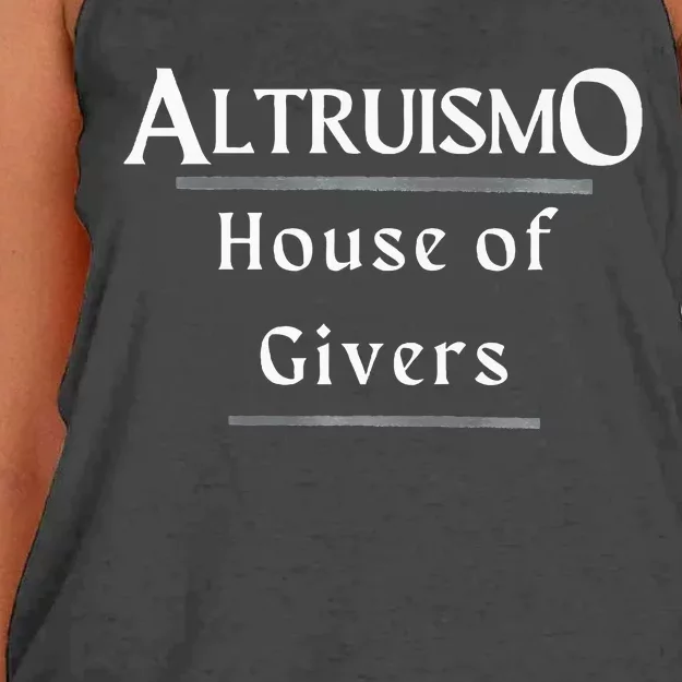 Altruismo House Of Givers Rca Givers School Spirit Women's Knotted Racerback Tank