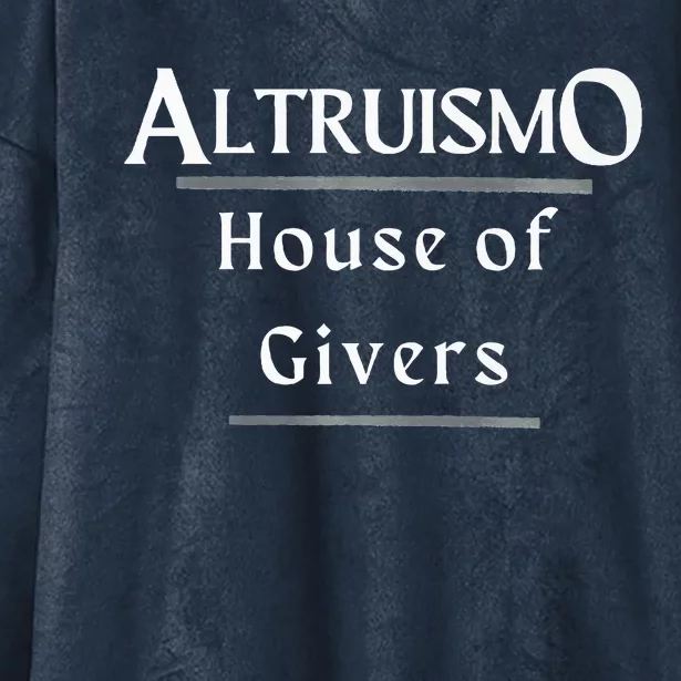 Altruismo House Of Givers Rca Givers School Spirit Hooded Wearable Blanket