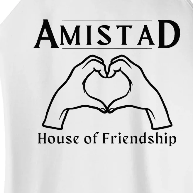 Amistad House Of Friendship Rca Friendly School Spirit Women’s Perfect Tri Rocker Tank