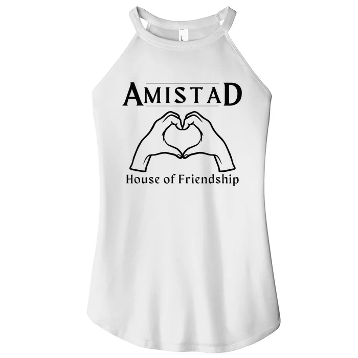 Amistad House Of Friendship Rca Friendly School Spirit Women’s Perfect Tri Rocker Tank