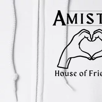 Amistad House Of Friendship Rca Friendly School Spirit Full Zip Hoodie