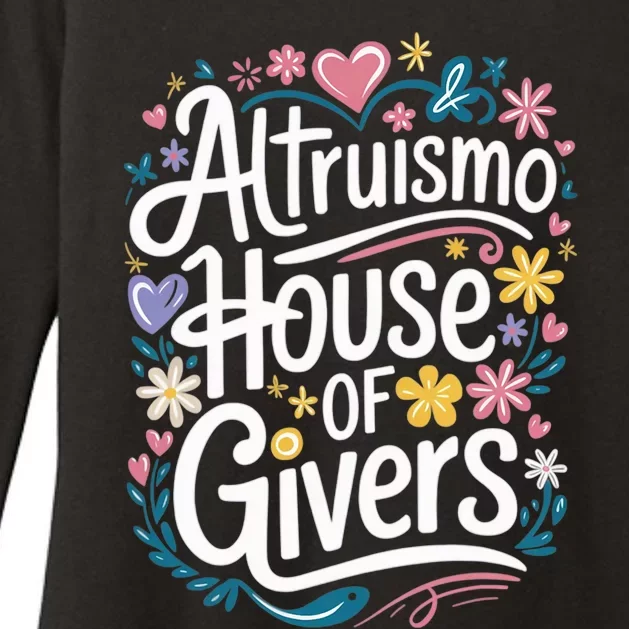 Altruismo House Of Givers School Spirit Womens CVC Long Sleeve Shirt