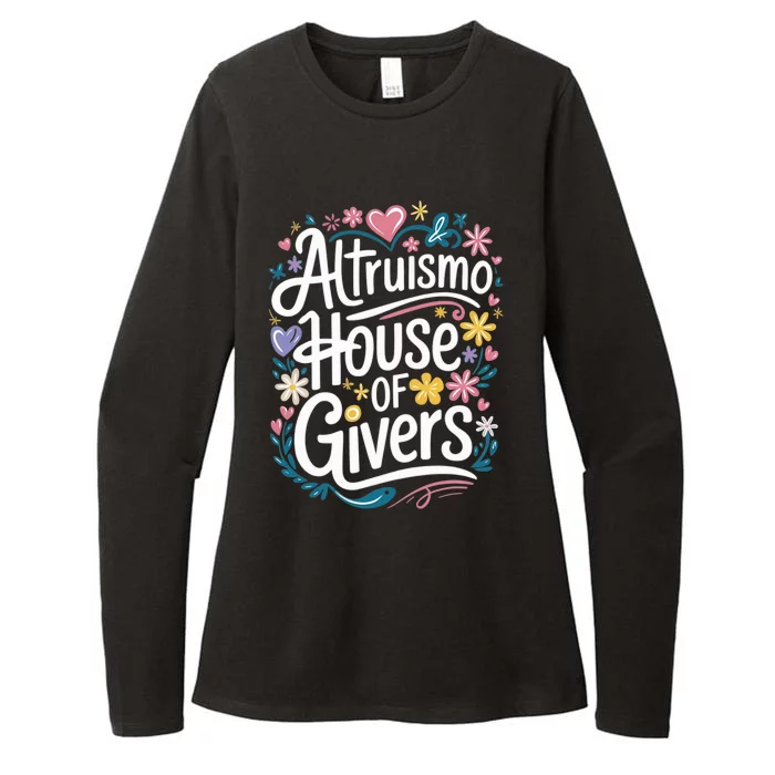 Altruismo House Of Givers School Spirit Womens CVC Long Sleeve Shirt