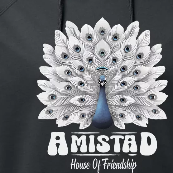 Amistad House Of Friendship Rca School Amistad House Red Performance Fleece Hoodie