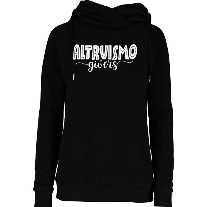 Altruismo House Of Givers Rca Givers School Spirit Womens Funnel Neck Pullover Hood