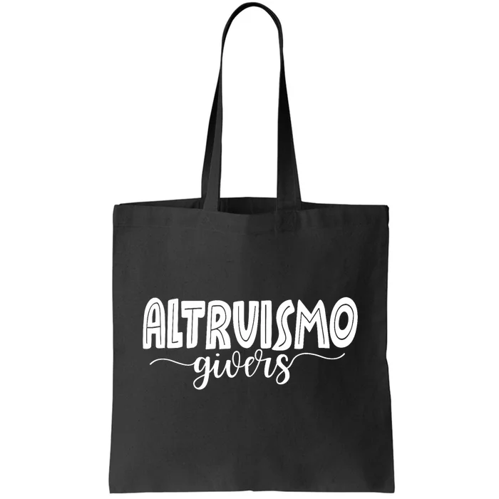 Altruismo House Of Givers Rca Givers School Spirit Tote Bag