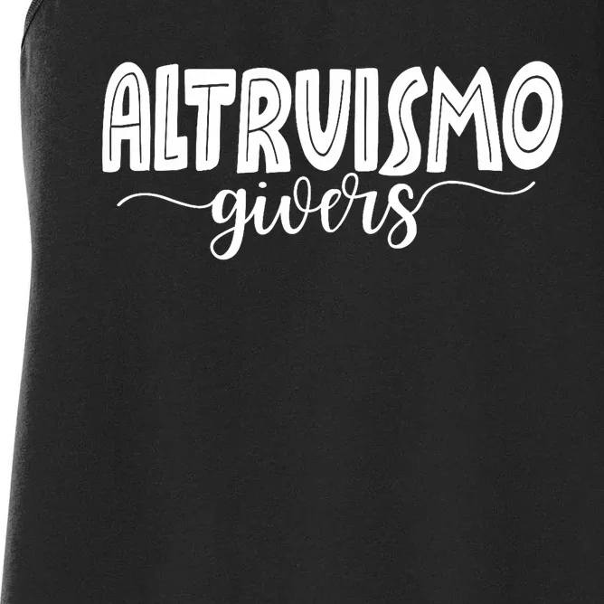 Altruismo House Of Givers Rca Givers School Spirit Women's Racerback Tank