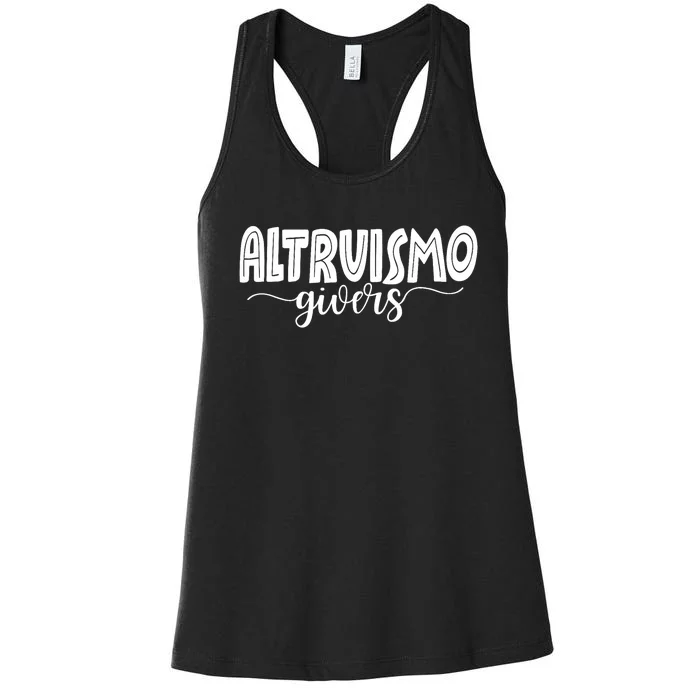 Altruismo House Of Givers Rca Givers School Spirit Women's Racerback Tank