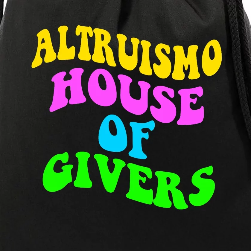 Altruismo House Of Givers Rca Givers School Spirit Drawstring Bag