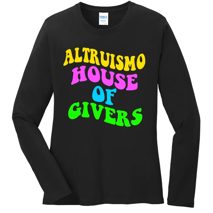 Altruismo House Of Givers Rca Givers School Spirit Ladies Long Sleeve Shirt