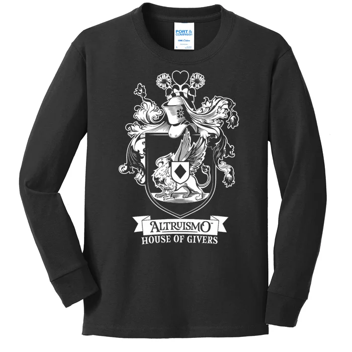 Altruismo House Of Givers Rca Givers School Spirit Kids Long Sleeve Shirt