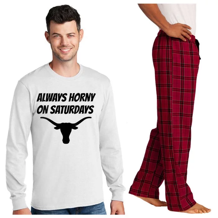 Always Horny On Saturdays Long Sleeve Pajama Set