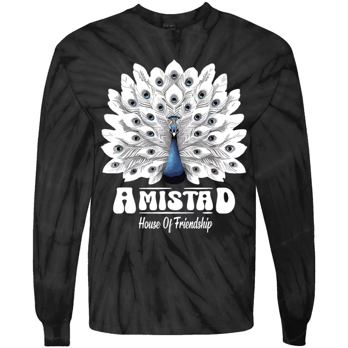 Amistad House Of Friendship Rca School Amistad House Red Tie-Dye Long Sleeve Shirt