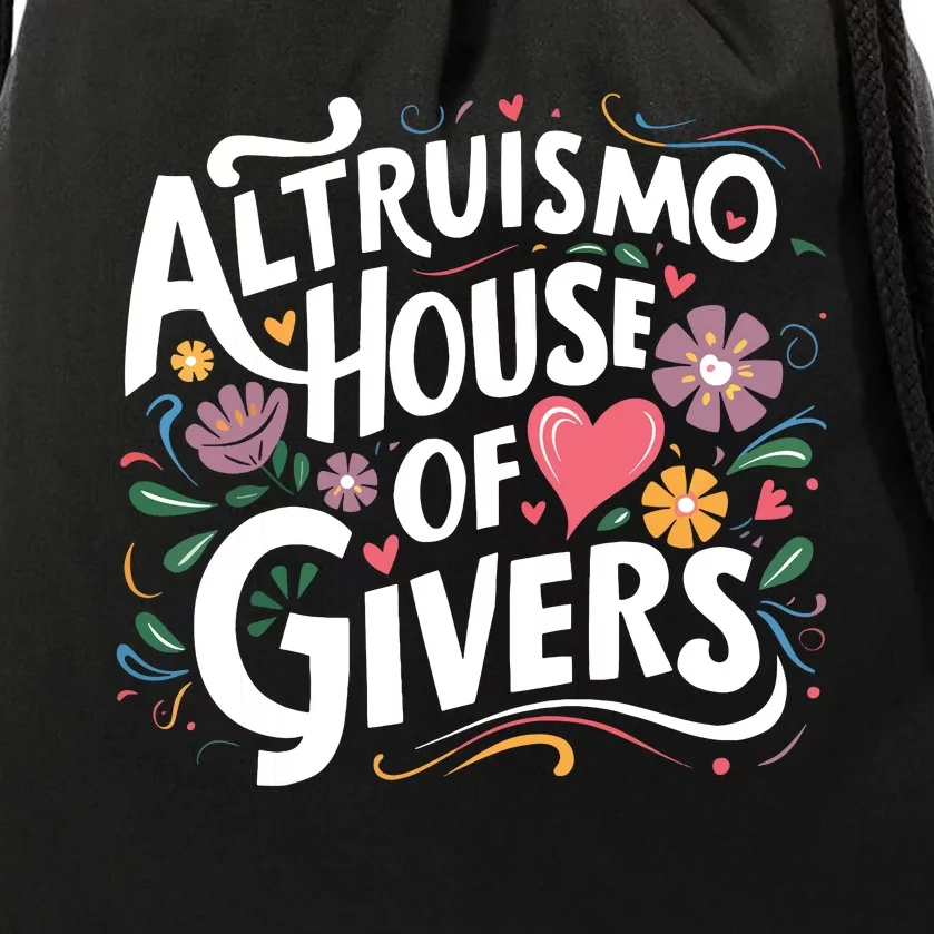 Altruismo House Of Givers Rca Givers School Spirit Drawstring Bag