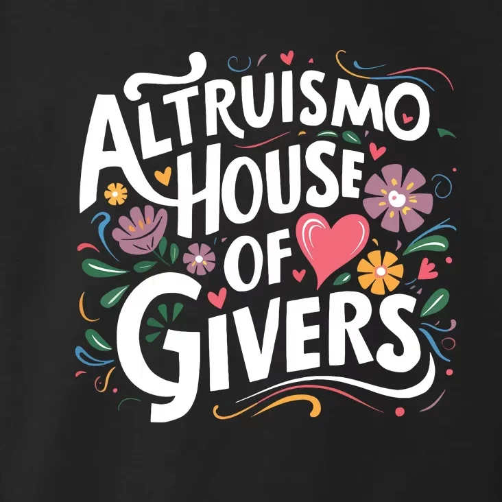 Altruismo House Of Givers Rca Givers School Spirit Toddler Hoodie