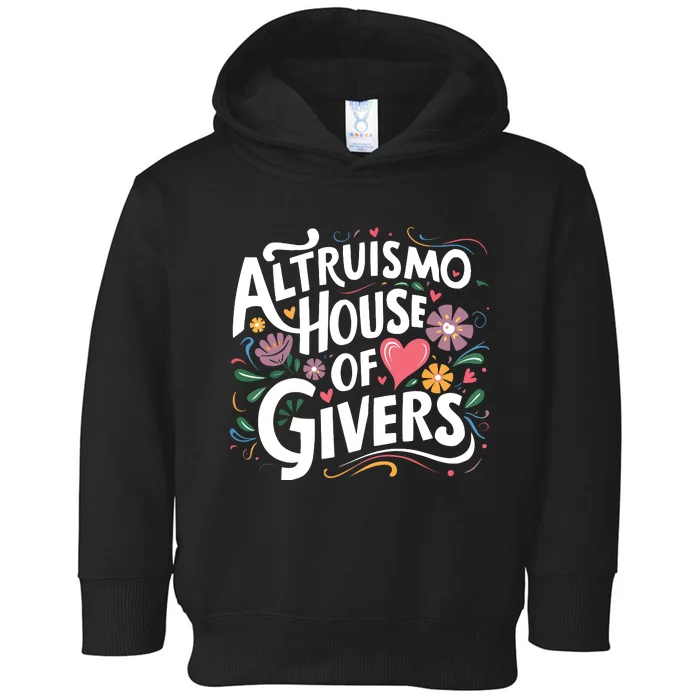 Altruismo House Of Givers Rca Givers School Spirit Toddler Hoodie