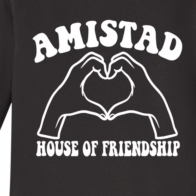 Amistad House Of Friendship Rca Friendly School Spirit Baby Long Sleeve Bodysuit