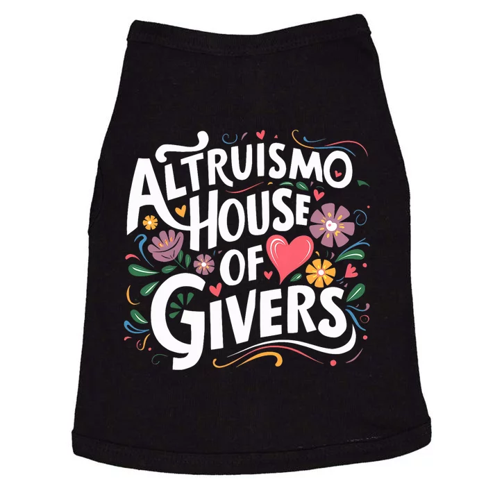 Altruismo House Of Givers Rca Givers School Spirit Doggie Tank