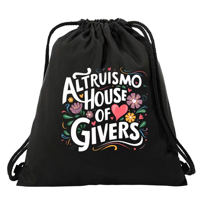 Altruismo House Of Givers Rca Givers School Spirit Drawstring Bag