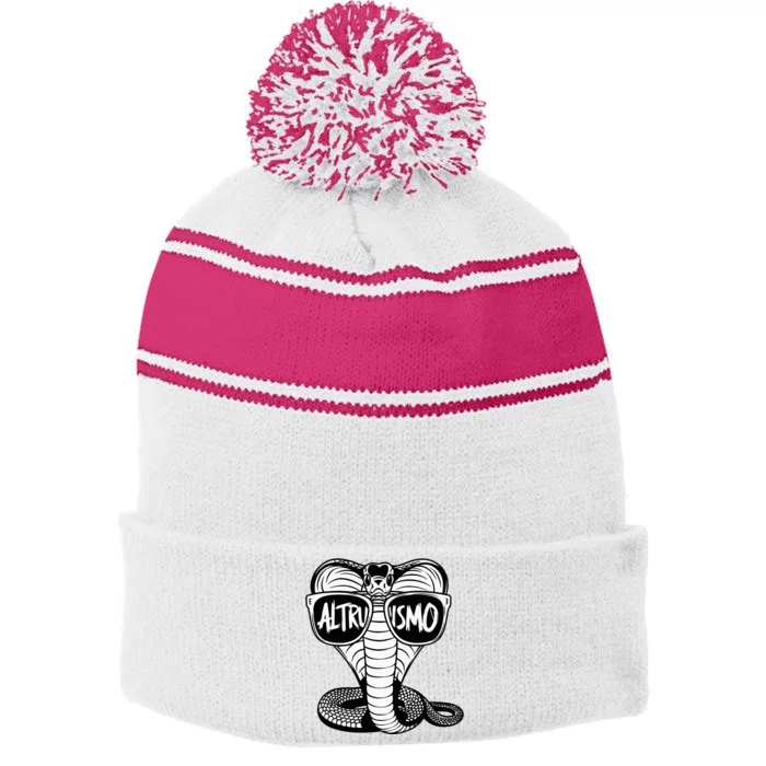 Altruismo House Of Givers. Rca Snack Scool Stripe Pom Pom Beanie