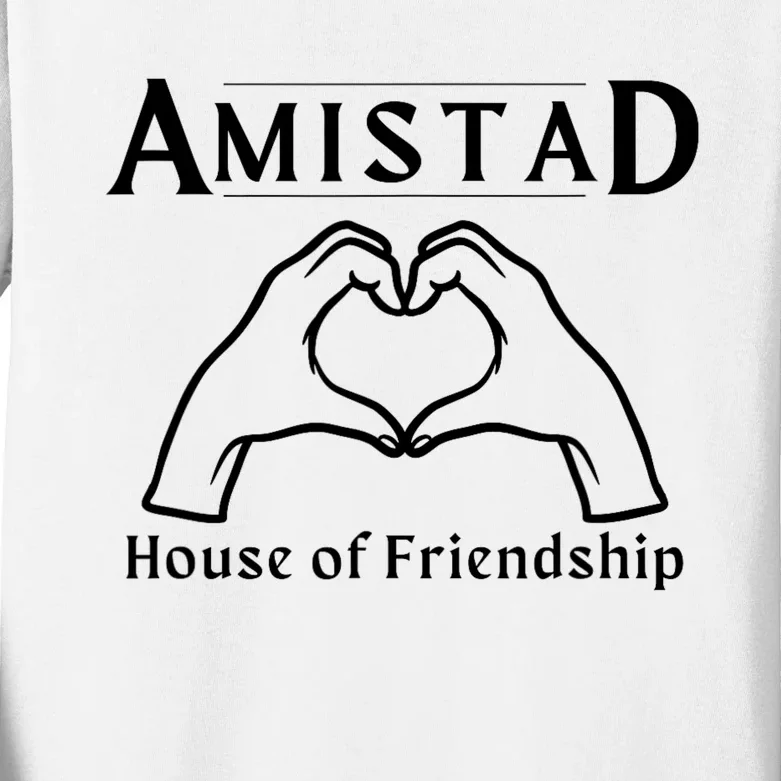 Amistad House Of Friendship Rca Friendly School Spirit Kids Long Sleeve Shirt