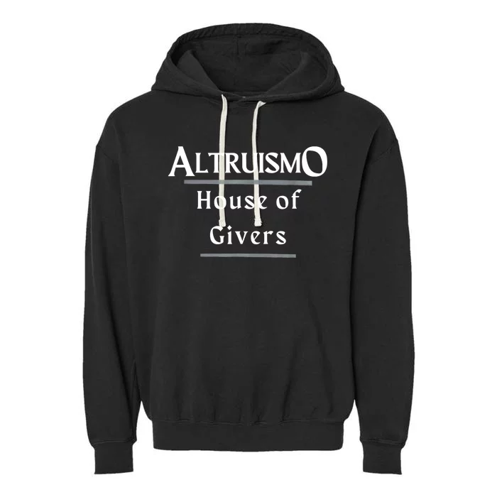 Altruismo House Of Givers Rca Givers School Spirit Black Garment-Dyed Fleece Hoodie