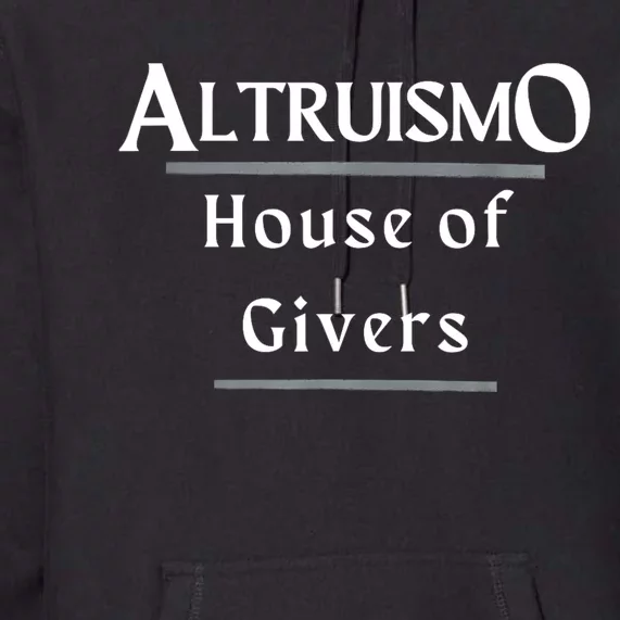 Altruismo House Of Givers Rca Givers School Spirit Black Premium Hoodie