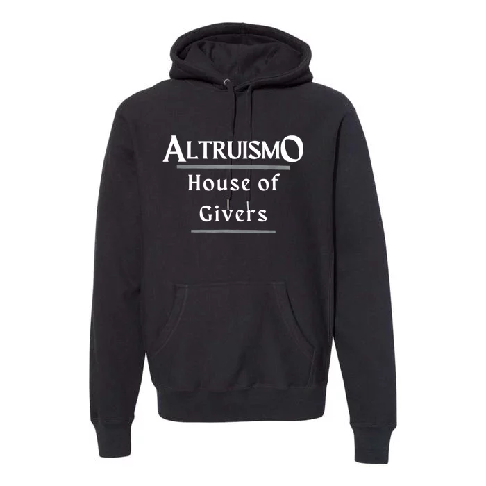 Altruismo House Of Givers Rca Givers School Spirit Black Premium Hoodie