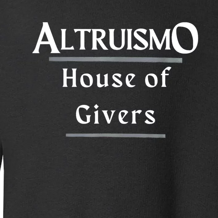 Altruismo House Of Givers Rca Givers School Spirit Black Toddler Sweatshirt