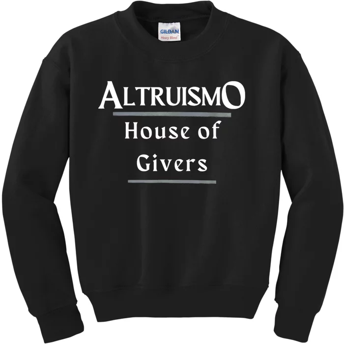 Altruismo House Of Givers Rca Givers School Spirit Black Kids Sweatshirt