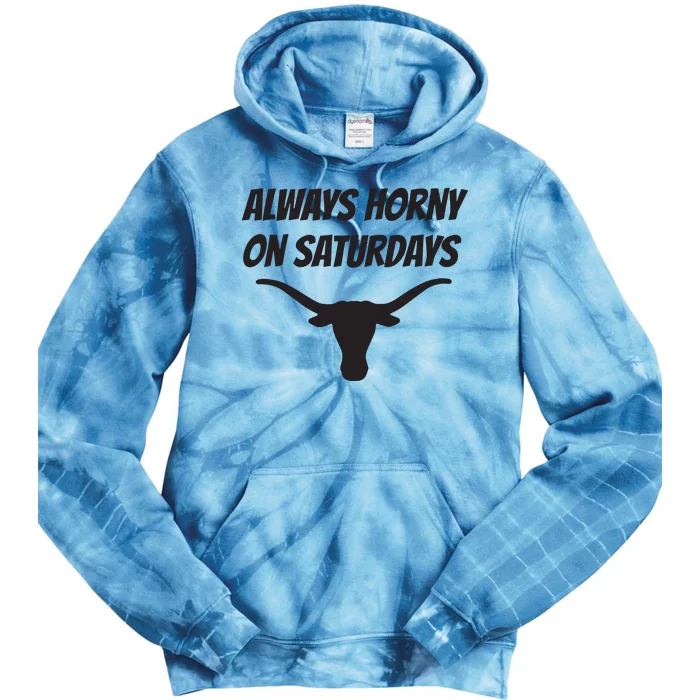 Always Horny On Saturdays Tie Dye Hoodie